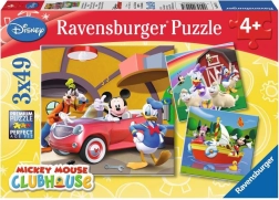 Puzzle RAVENSBURGER MICKEYHO KLUBÍK 3×49 dielikov