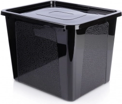 Plastový úložný box s vekom 30 l