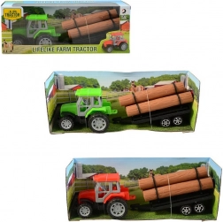 Traktor s prívesom na zotrvačník