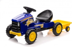 Šliapací traktor modrý