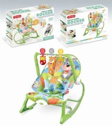 Lehátko s vibráciami zelené veverička