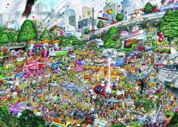 Puzzle Milujem predaj z kufra auta 1000 dielikov od Gibsons