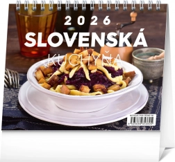 Stolový kalendár Slovenská kuchyňa 2026
