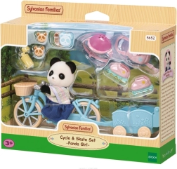 Sylvanian Families vychádzka na bicykli s pandou Rosalinou