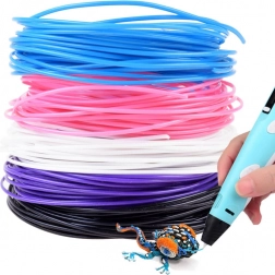 Náhradné náplne do 3D pera – sada 5 farieb – Varianta B