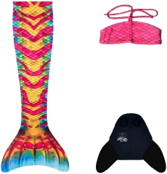 Syréní chvost Aquaris Coral S s monoplavkou a bikini