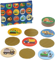 Petit Collage Pexeso Stavebné Stroje