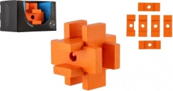 Drevený hlavolam BrainTwister do krabičky 8 × 5 × 5 cm