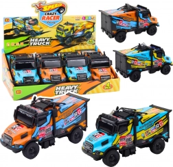 Terénne auto s pohonom, svetlá a zvuky oranžové modré