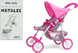Milly Mally kočík pre bábiky Natalie Prestige Pink