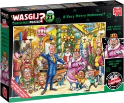 Puzzle JUMBO WASGIJ Christmas 21 – veselé vianočné premeny, 2×1000 dielikov