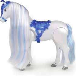 Elektrický kôň s česacími vlasmi Zimné kráľovstvo