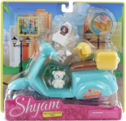 motorka pre bábiku s doplnkami