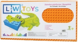 Oranžová stavebná podložka JUNIOR 16x32 bodov