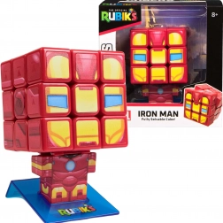 Rubikova kocka 3x3 CUBERS MARVEL Iron Man so stojanom