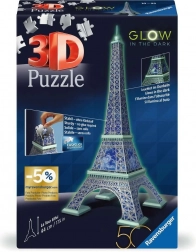 Svieťiace 3D puzzle Eiffelova veža – 224 dielikov RAVENSBURGER