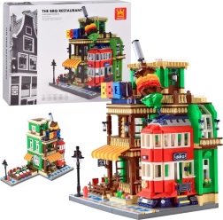 Stavebnica architektúra sveta – reštaurácia BBQ Paríž 1922 dielikov