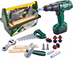 Veľká sada náradia pre deti Woopie s vŕtačkou, 15 prvkov