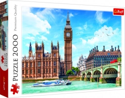 Puzzle 2000 dielikov – Big Ben a Westminsterský most, Londýn – Trefl