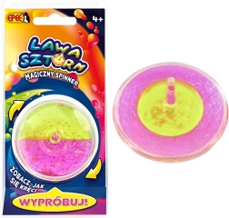 Magický spinner Lawa Sztorm zeleno‑ružový