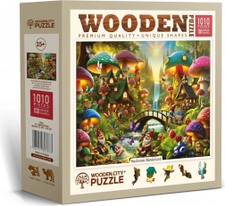 Drevené puzzle Wooden City Hubové kráľovstvo divov 1010 dielikov