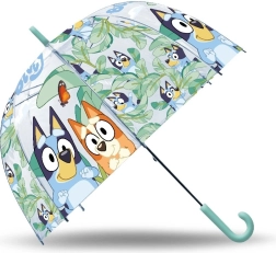 Priehľadný manuálny dáždnik BLUEY 46 cm