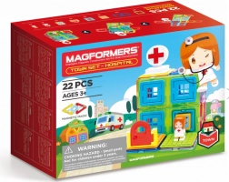 Magformers Mestečko: Nemocnica - 22 dielikov