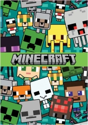 Minecraft blok A6 – licencovaný zápisník pre fanúšikov