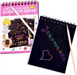 Dúhová stieracia kartička s rysovacou tyčinkou – Dúha