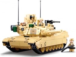 Sluban ModelBricks bojový tank M1A2 Abrams stavebnica