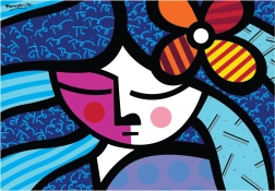 Puzzle Dievča s kvetom 1000 dielikov BLUEBIRD