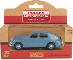 model auta warszawa m20 – kovový retro sedan v mierke