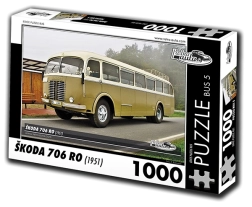RETRO-AUTA Puzzle Autobus Škoda 706 RO (1951) 1000 dielikov