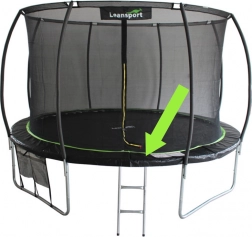 Ochranný kryt pružín na trampolínu Sport Max 6 ft, čierno‑zelený