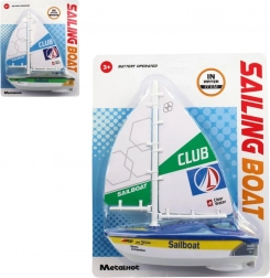 Plastová plachetnica na batérie