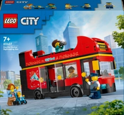 Lego City červený dvojposchodový autobus