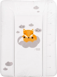 Mäkká prebaľovacia podložka New Baby Líška 70 × 50 cm biela