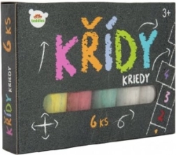 Farebné kriedy na chodník v krabičke