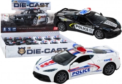 Kovové policajné autíčko 1:32 s pohonom