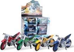 Závodná motorka kovová 11,5 × 4,5 × 7,5 cm