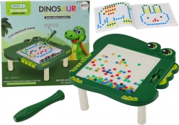 Magnetická tabuľa pre deti Dino v zelenej farbe