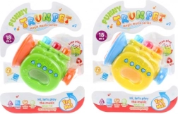Detská trúbka na batérie so zvukmi a melódiami