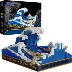 Pantasy Veľká vlna pri Kanagawe stavebnica 1497 dielikov