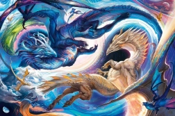 Puzzle Draci deň a noc