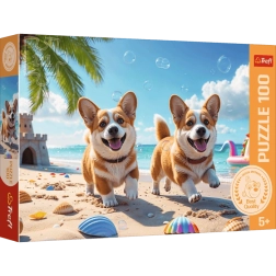 Puzzle Trefl Corgi – psík 100 dielikov