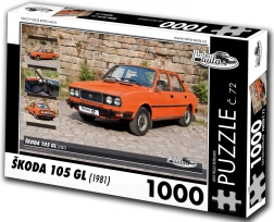 Puzzle Škoda 105 GL 1981 - 1000 dielikov