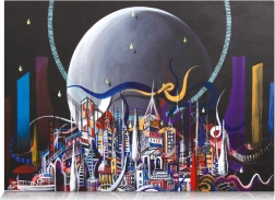 Puzzle Mesiacové mesto 1000 dielikov