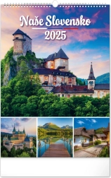 Nástenný kalendár Naše Slovensko 2025
