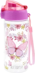 Detská fľaša na pitie Tritan 500 ml butterfly