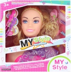 Česacia hlava s doplnkami pre deti